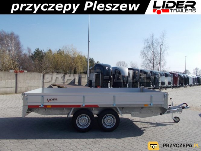 TM-082 Transporter 3617 2C 2,7t, 365x171cm, ciężarowa, towarowa, burty aluminiowe, DMC 2700kg